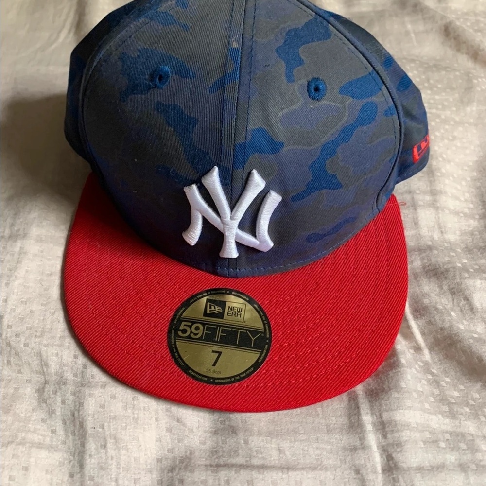 New Era Blue and Gray Cap
